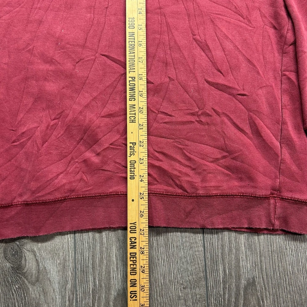 Vintage Abercrombie & Fitch Limited Edition Sweatshirt Mens Large Burgundy Red - Picture 6 of 8